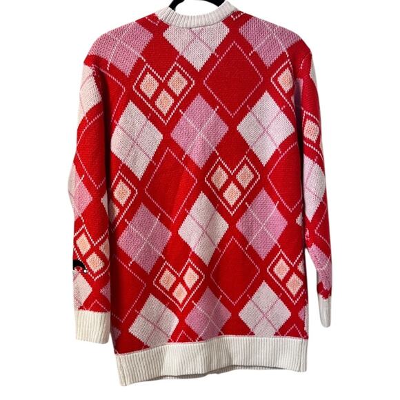 DC Comics Harley Quinn Diamond Cardigan Size XS - Picture 2 of 11